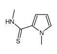 N,1-dimethylpyrrole-2-carbothioamide Structure