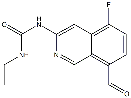 1-ethyl-3-(5-fluoro-8-formylisoquinolin-3-yl)urea Structure