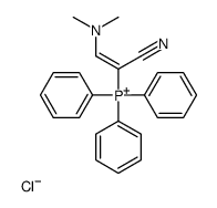 [1-cyano-2-(dimethylamino)ethenyl]-triphenylphosphanium,chloride结构式