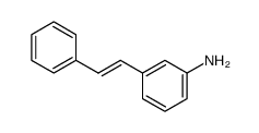 (E)-Stilbene-3-amine Structure