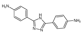 4-[3-(4-aminophenyl)-1H-1,2,4-triazol-5-yl]aniline Structure