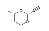 1,3-Dioxane, 2-ethynyl-4-methyl-, (2R-cis)- (9CI)结构式