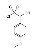 BENZENEMETHANOL, 4-METHOXY-.ALPHA.-(TRICHLOROMETHYL)- structure