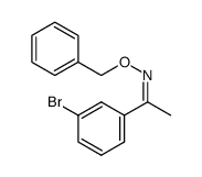 (Z)-1-(3-bromophenyl) ethanone O-benzyloxime结构式