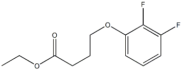 Ethyl 4-(2,3-difluoro-phenoxy)butanoate结构式