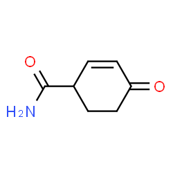 2-Cyclohexene-1-carboxamide,4-oxo-(9CI) Structure