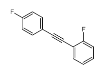 1-fluoro-2-[2-(4-fluorophenyl)ethynyl]benzene结构式