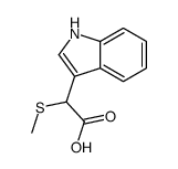 1H-Indole-3-aceticacid,-alpha--(methylthio)-(9CI) picture