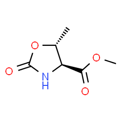 4-Oxazolidinecarboxylicacid,5-methyl-2-oxo-,methylester,(4S,5R)-(9CI)结构式