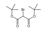 ditert-butyl 2-bromopropanedioate结构式