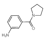 (3-氨基苯基)(1-吡咯烷)甲酮结构式