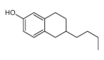 6-butyl-5,6,7,8-tetrahydronaphthalen-2-ol结构式