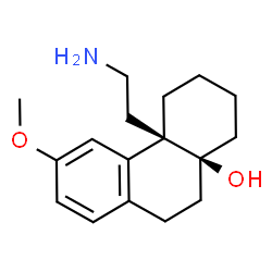 rac-cis-4b-(2-amino-ethyl)-3-methoxy-4b,5,6,7,8,8a,9,10-octahydro-phenanthren-8a-ol Structure
