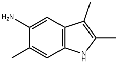 2,3,6-trimethyl-1H-indol-5-amine structure