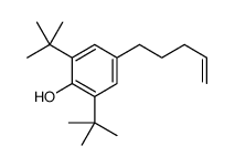 2,6-ditert-butyl-4-pent-4-enylphenol Structure