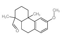 1-Phenanthrenecarboxaldehyde,1,2,3,4,4a,9,10,10a-octahydro-6-methoxy-1,4a-dimethyl-, (1S,4aS,10aR)- picture