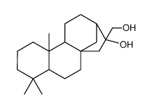 对映-贝壳杉-16β，17-二醇结构式