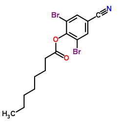 2,6-Dibromo-4-cyanophenyl octanoate structure