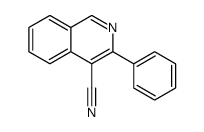 3-phenylisoquinoline-4-carbonitrile Structure
