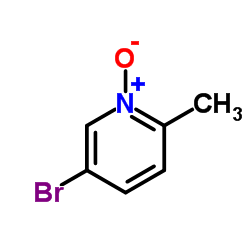 5-Bromo-2-methylpyridine 1-oxide结构式