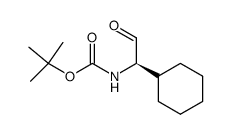 (2R)-2-(1,1-dimethylethoxycarbonylamino)-2-cyclohexylethanal Structure