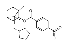 [4,7,7-trimethyl-2-(pyrrolidin-1-ylmethyl)-3-bicyclo[2.2.1]heptanyl] 4-nitrobenzoate Structure