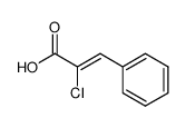 α-chloro β-phenyl acrylic acid结构式