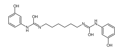 1-(3-hydroxyphenyl)-3-[6-[(3-hydroxyphenyl)carbamoylamino]hexyl]urea结构式