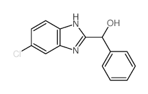 (5-chloro-3H-benzoimidazol-2-yl)-phenyl-methanol structure