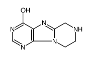 Pyrazino[1,2-e]purin-4-ol, 6,7,8,9-tetrahydro- (8CI) Structure
