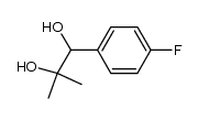 1-[4-Fluor-phenyl]-2-methyl-propandiol-(1,2)结构式
