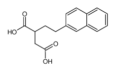 4-(Naphthyl-(2))-butan-1,2-dicarbonsaeure结构式