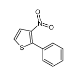 3-Nitro-2-phenylthiophene结构式