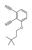 3-(3,3-dimethylbutoxy)benzene-1,2-dicarbonitrile结构式