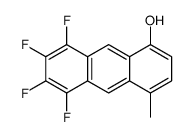 5,6,7,8-tetrafluoro-4-methylanthracen-1-ol Structure
