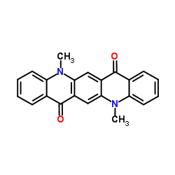 N,N'-Dimethylquinacridone structure