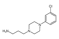 1-(3-amino-1-propyl)-4-(3-chlorophenyl)piperazine结构式