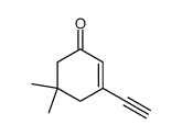 2-Cyclohexen-1-one, 3-ethynyl-5,5-dimethyl- (9CI) Structure