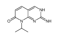 2-amino-8-propan-2-ylpyrido[2,3-d]pyrimidin-7-one结构式