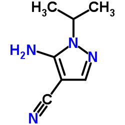 5-Amino-1-isopropyl-1H-pyrazole-4-carbonitrile structure