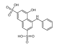 4-hydroxy-5-(phenylamino)naphthalene-2,7-disulfonic acid结构式