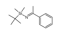 N-(tert-butyldimethylsilyl)-1-phenylethan-1-imine Structure