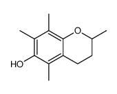 2,5,7,8-tetramethyl-3,4-dihydro-2H-chromen-6-ol Structure