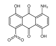1-amino-4,8-dihydroxy-5-nitroanthraquinone结构式
