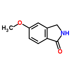 5-甲氧基-2,3-二氢异吲哚-1-酮结构式