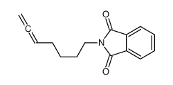 2-hepta-5,6-dienylisoindole-1,3-dione Structure