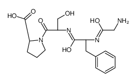 (2S)-1-[(2S)-2-[[(2S)-2-[(2-aminoacetyl)amino]-3-phenylpropanoyl]amino]-3-hydroxypropanoyl]pyrrolidine-2-carboxylic acid结构式