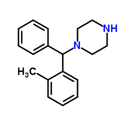 1-[(2-Methylphenyl)(phenyl)methyl]piperazine结构式