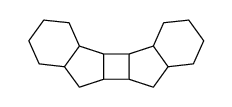 3.4.9.10-Dibenzo-tricyclo-<5.3.0.02.6>decapentaen Structure