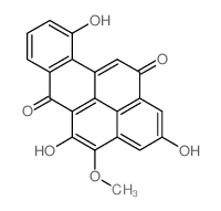Benzo[a]pyrene-6,12-dione,2,5,10-trihydroxy-4-methoxy- (8CI,9CI) structure